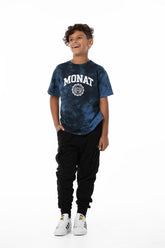MONAT Juniors Tie Dye Crest Tee