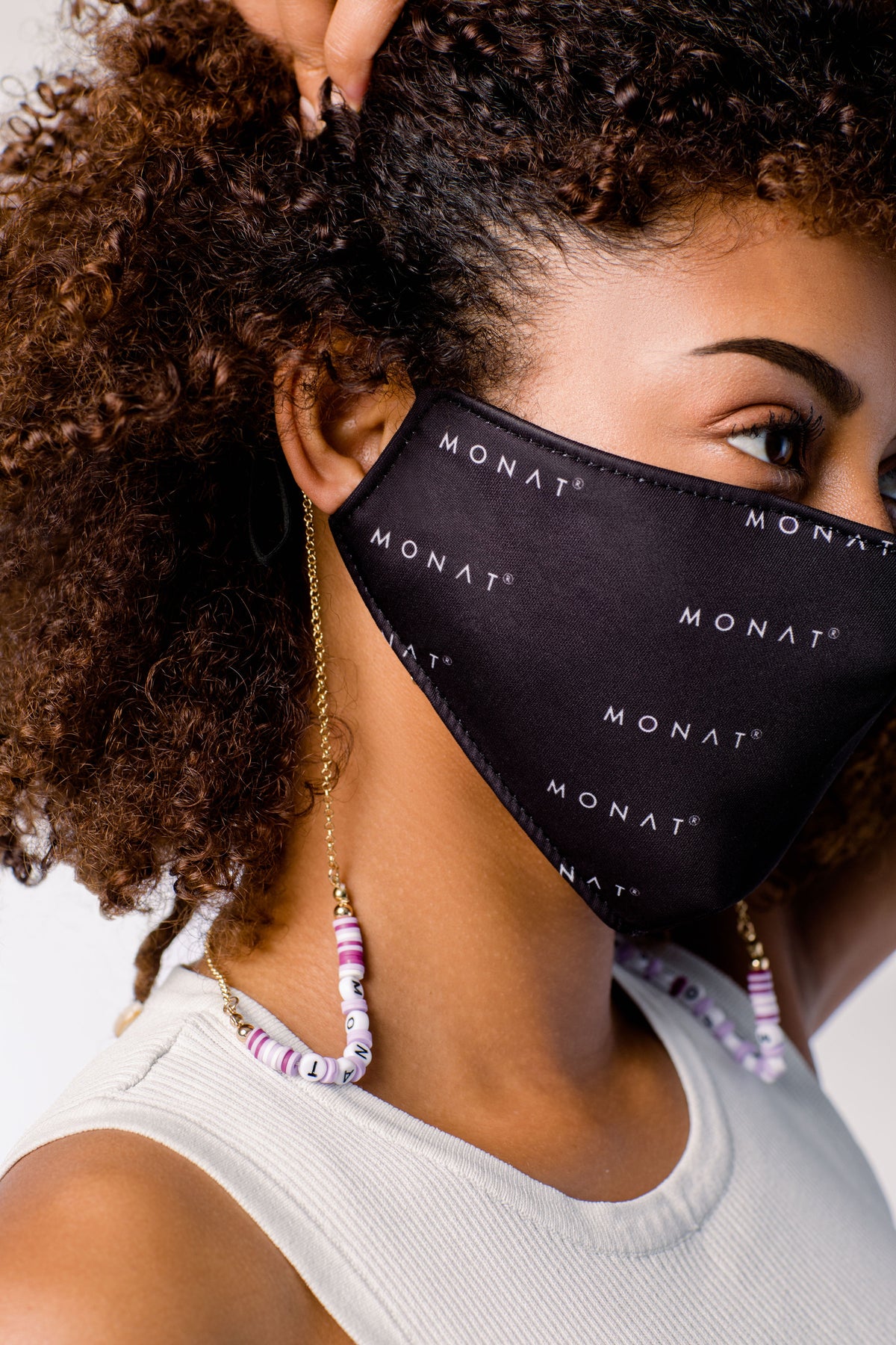 MONAT 3 Pack Black Masks