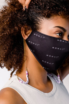 MONAT 3 Pack Black Masks