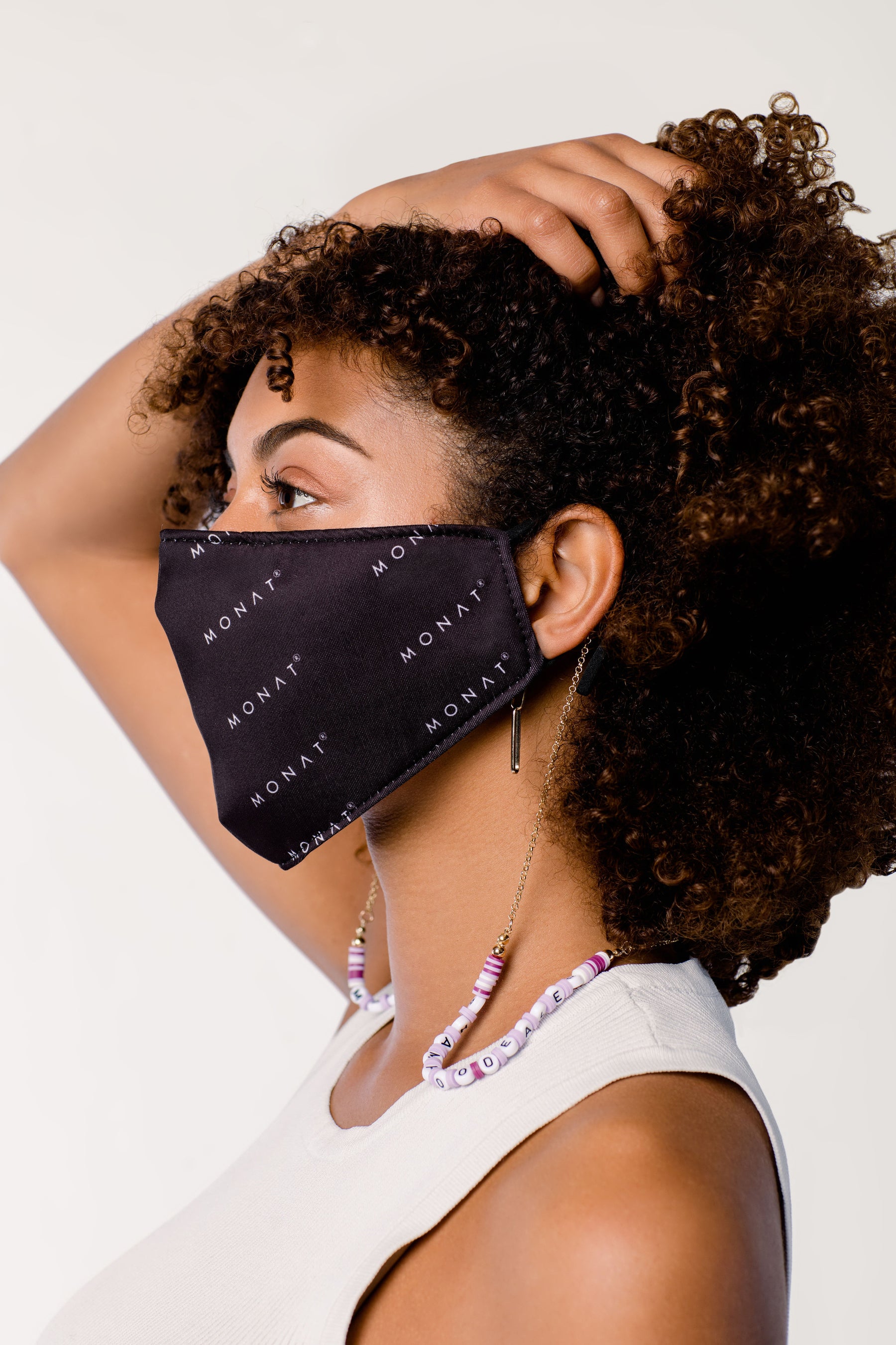 MONAT 3 Pack Black Masks
