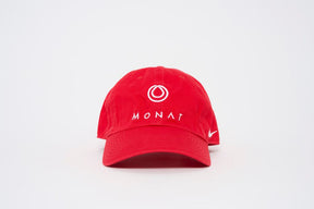 MONAT NIKE HAT - RED WITH MONAT LOGO