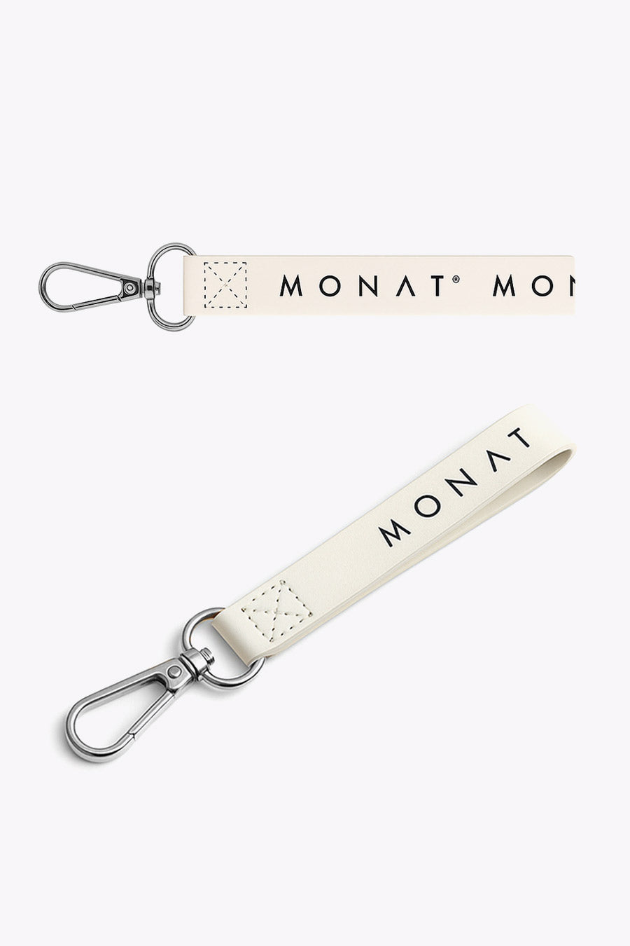 MONAT Phone Wristlet - White