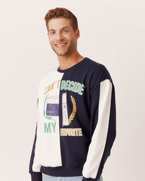 MONAT PRODUCT PIECED SWEATSHIRT