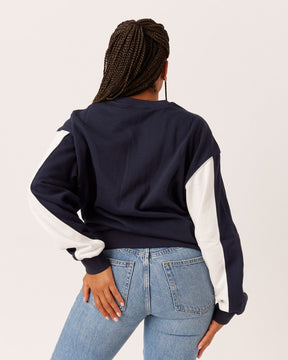 MONAT PRODUCT PIECED SWEATSHIRT