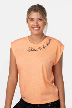 MONAT Born to Be Brave Muscle Tank Top