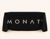Black MONAT Tablecloth