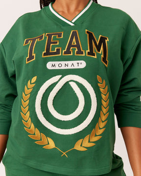 TEAM MONAT V-NECK SWEATSHIRT