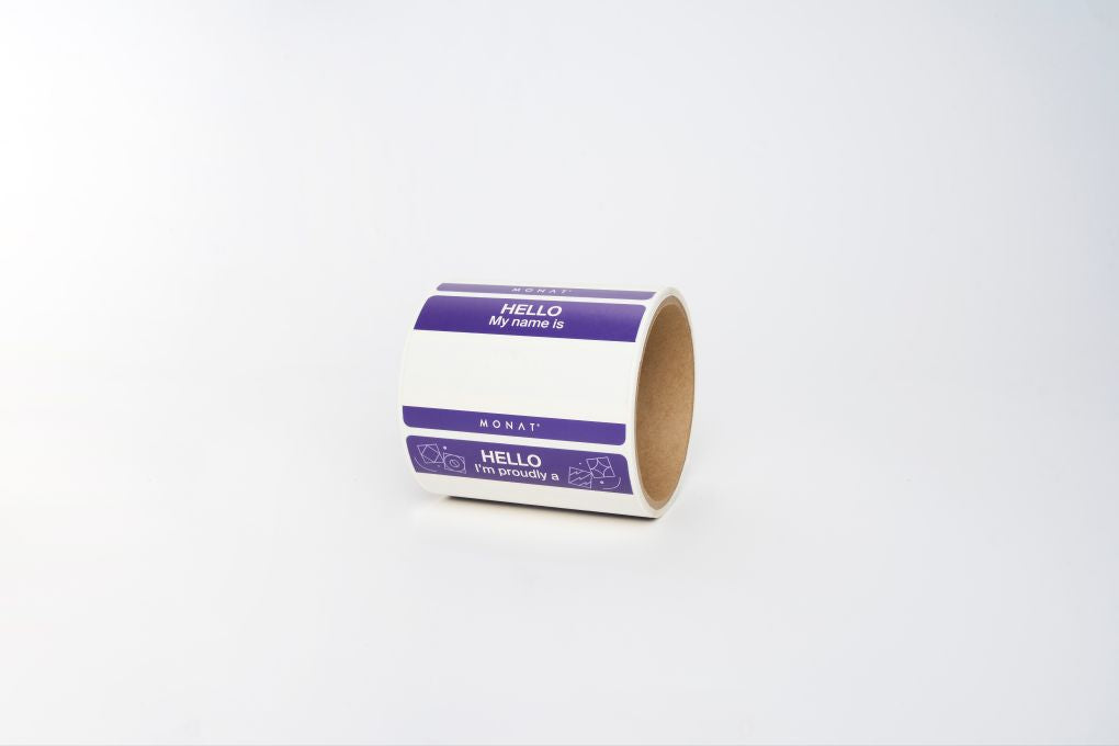 MONAT Name Tag Stickers - 100PK