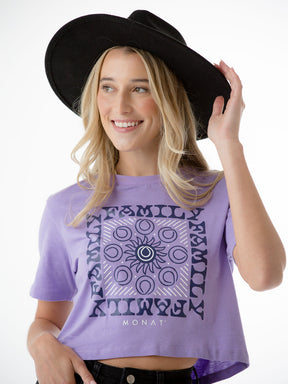 MONAT CROP GRAPHIC TEE