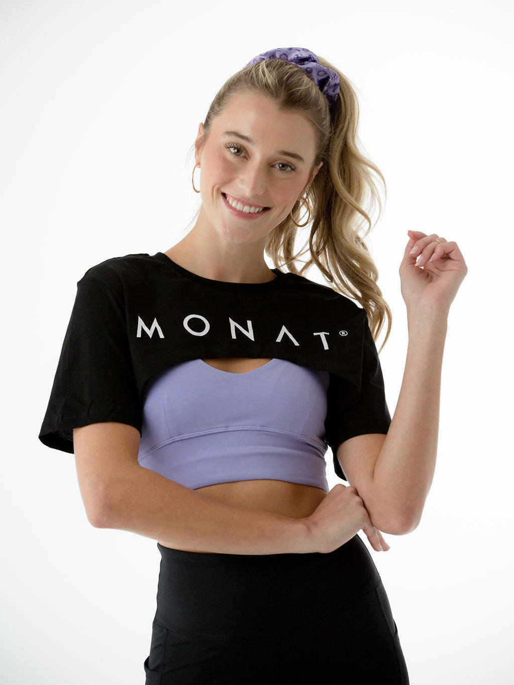 MONAT Extreme Crop Top - Black