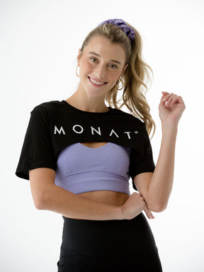 MONAT Extreme Crop Top - Black