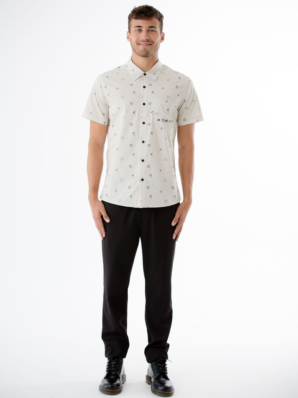 MEN'S AOP BUTTON UP SHIRT