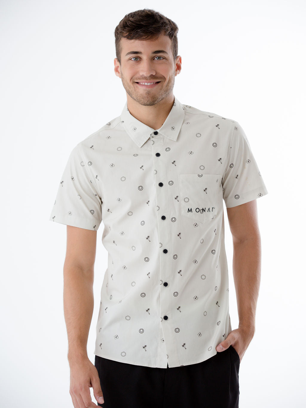 MEN'S AOP BUTTON UP SHIRT