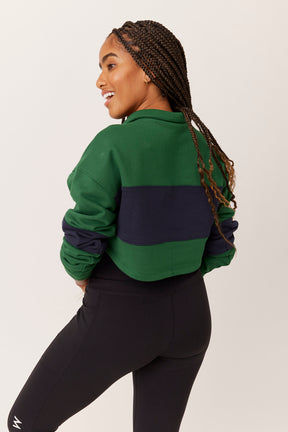 MONAT GLOBAL CROPPED RUGBY POLO
