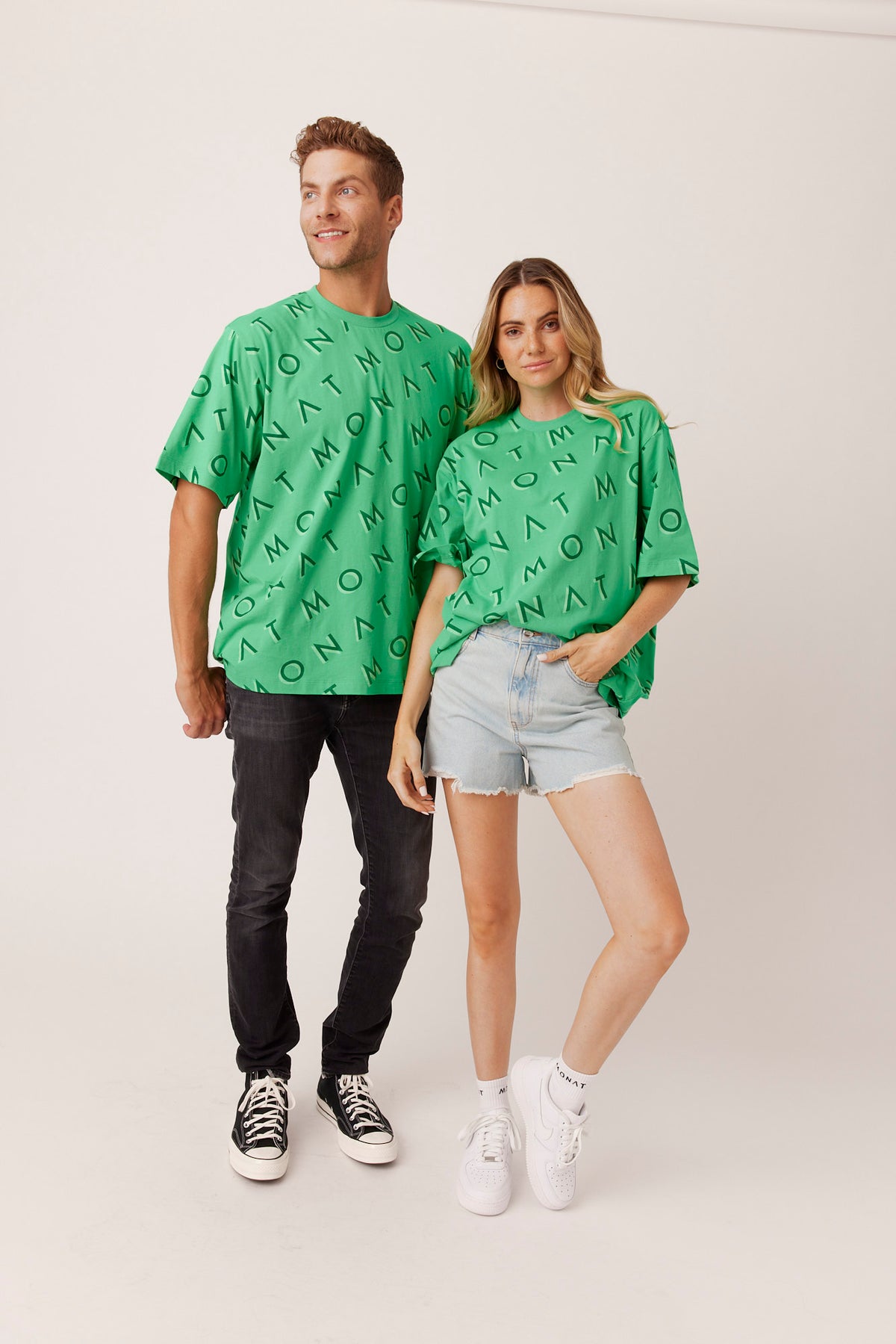 MONAT OVERSIZED TEE GREEN