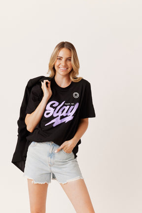 MONAT SLAY T-SHIRT- BLACK