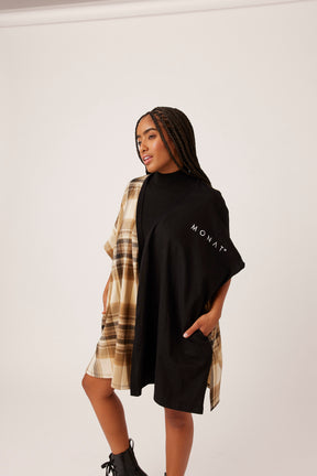 MONAT PLAID WRAP