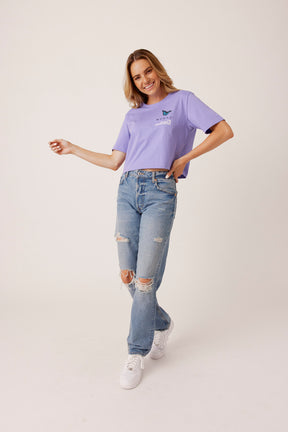 MONAT SKYS THE LIMIT CROP TEE