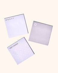 MONAT STICKY NOTES 3-PACK  LOGO POST ITS