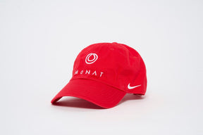 MONAT NIKE HAT - RED WITH MONAT LOGO