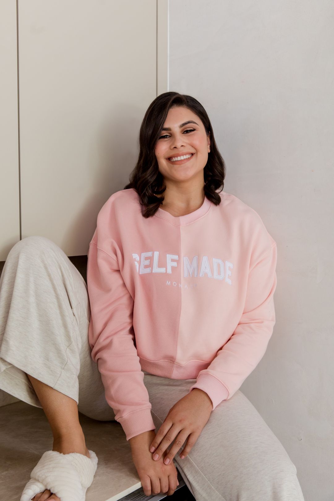 MONAT Self Made Crop Sweatshirt