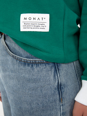 MONAT Grateful Sweatshirt- Green