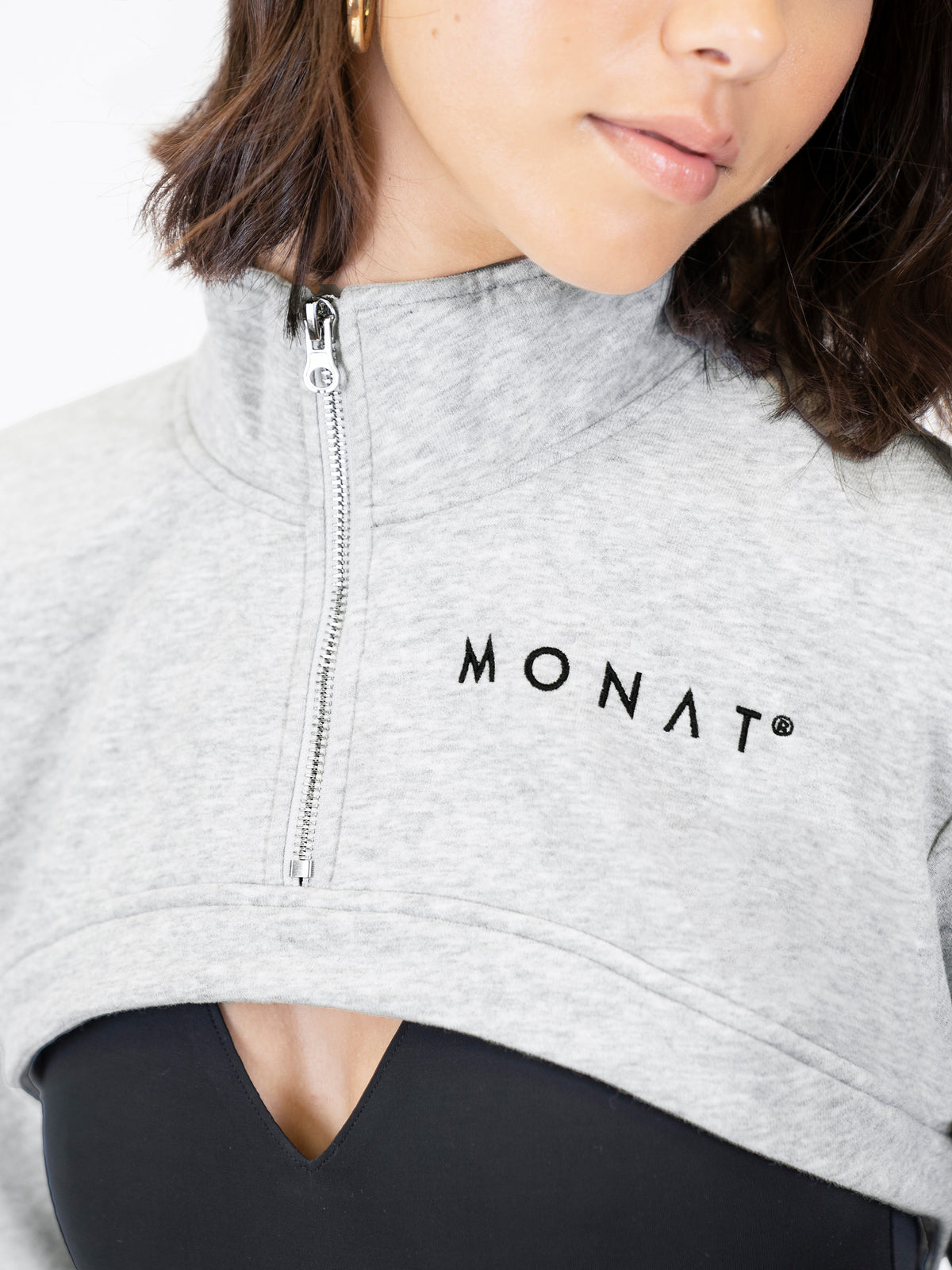 MONAT Cropped Long Sleeve Top