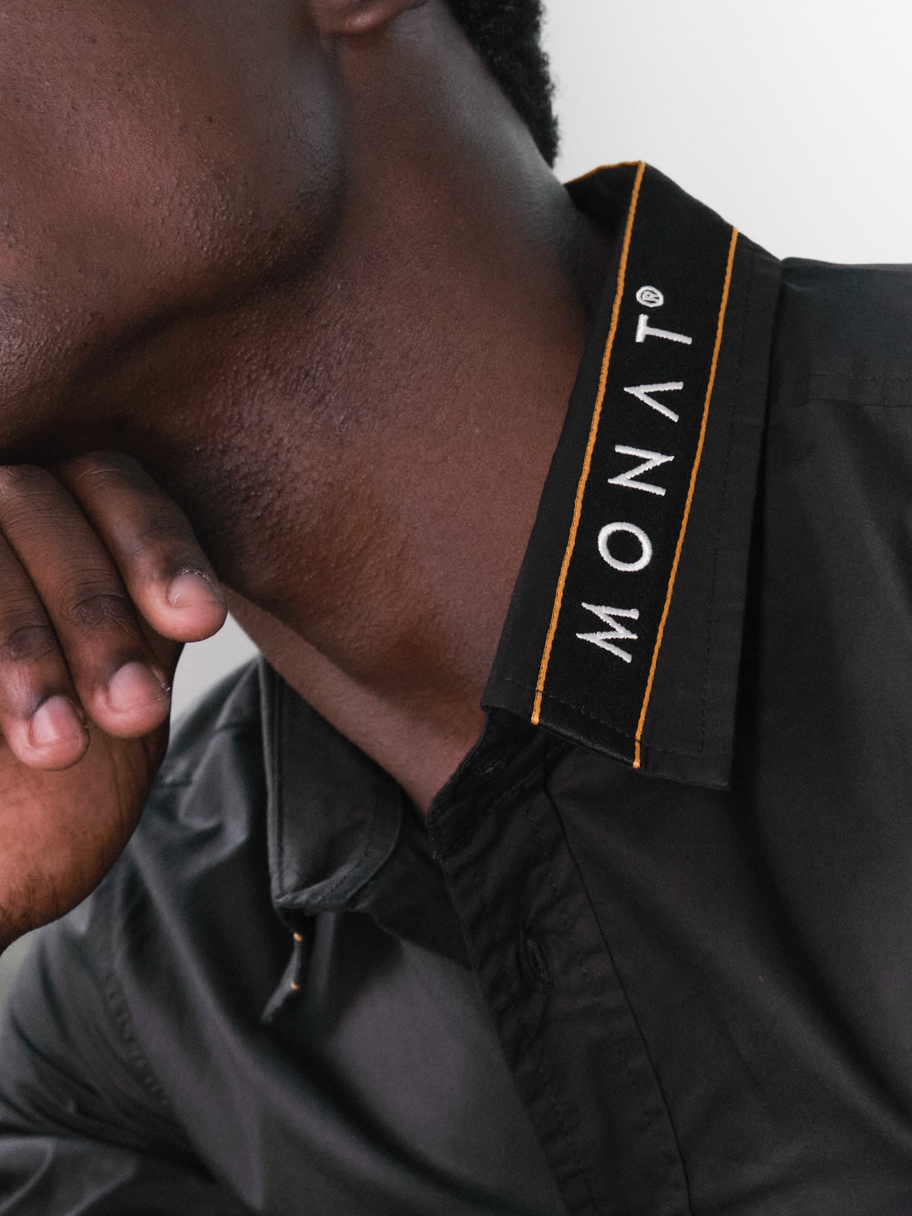 MONAT Logo Collar Dress Shirt - Main Image