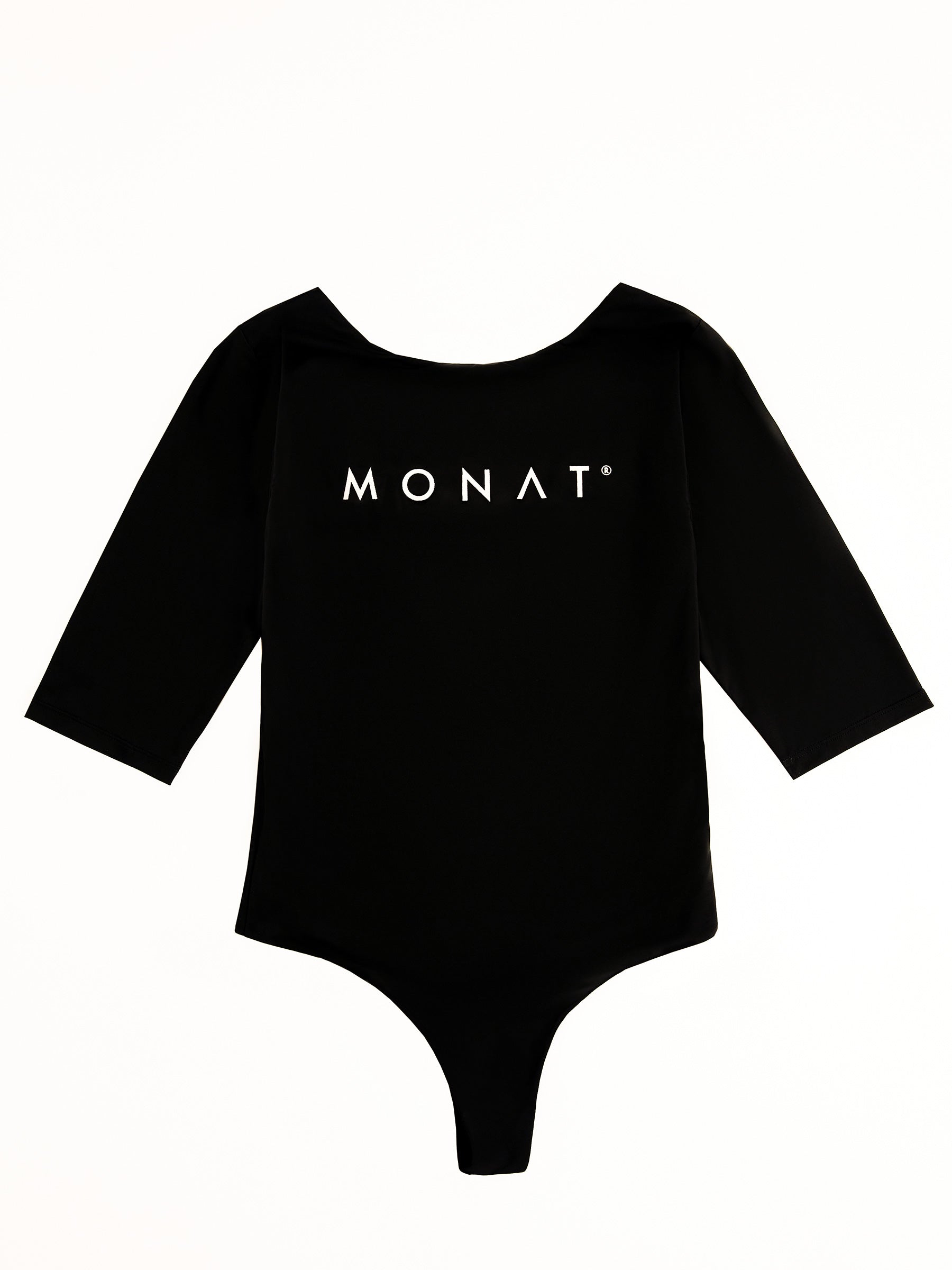 MONAT 3/4 Sleeve Bodysuit- Black