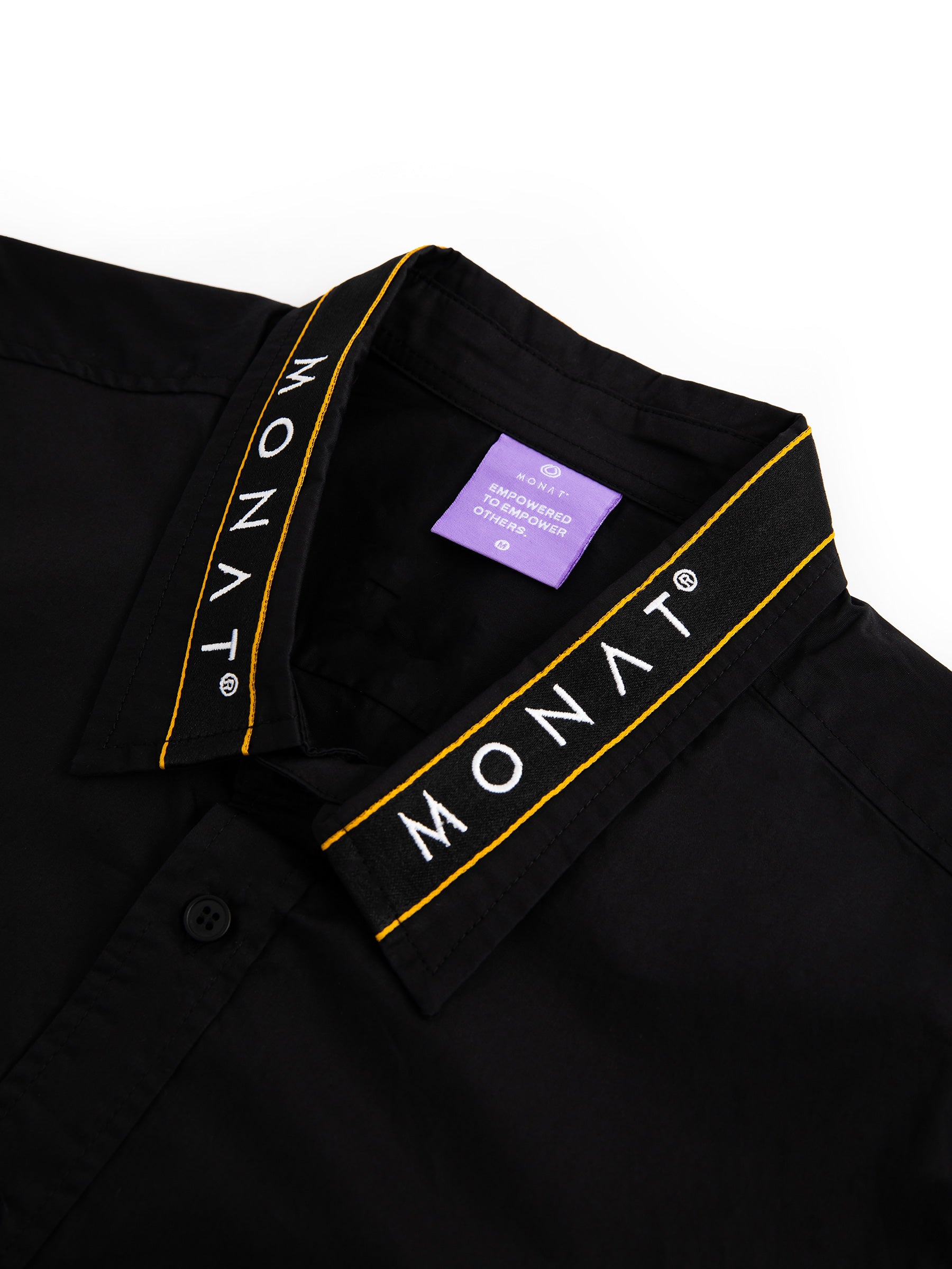 MONAT Logo Collar Dress Shirt