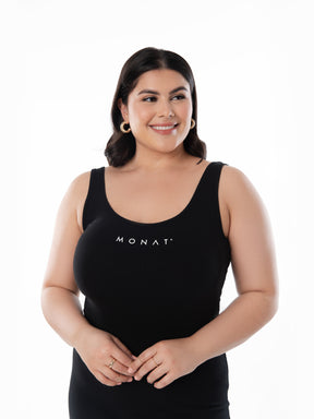 MONAT Black Tank Dress