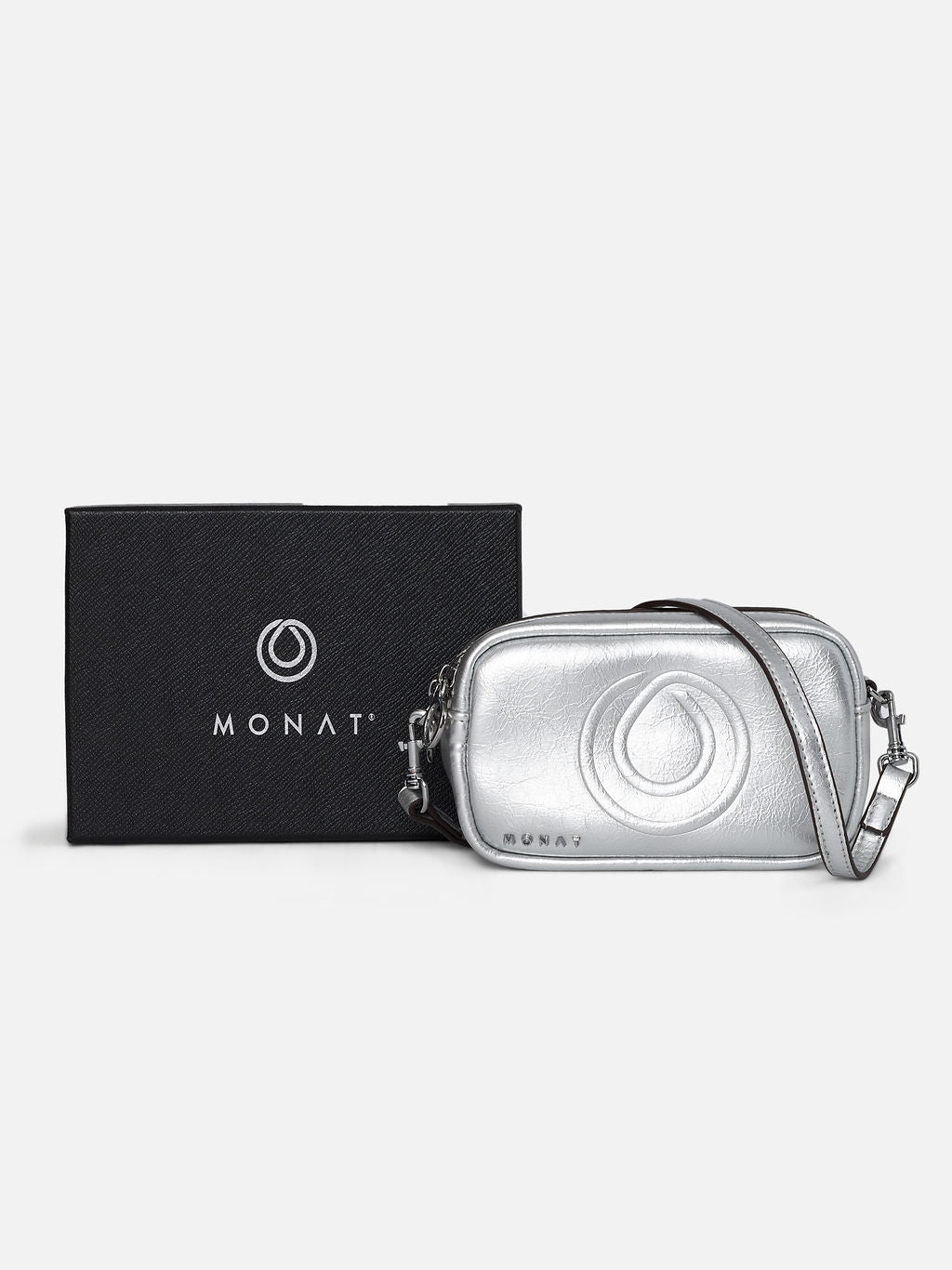 MONAT CROSS BODY BAG -Silver - MONAT Gear