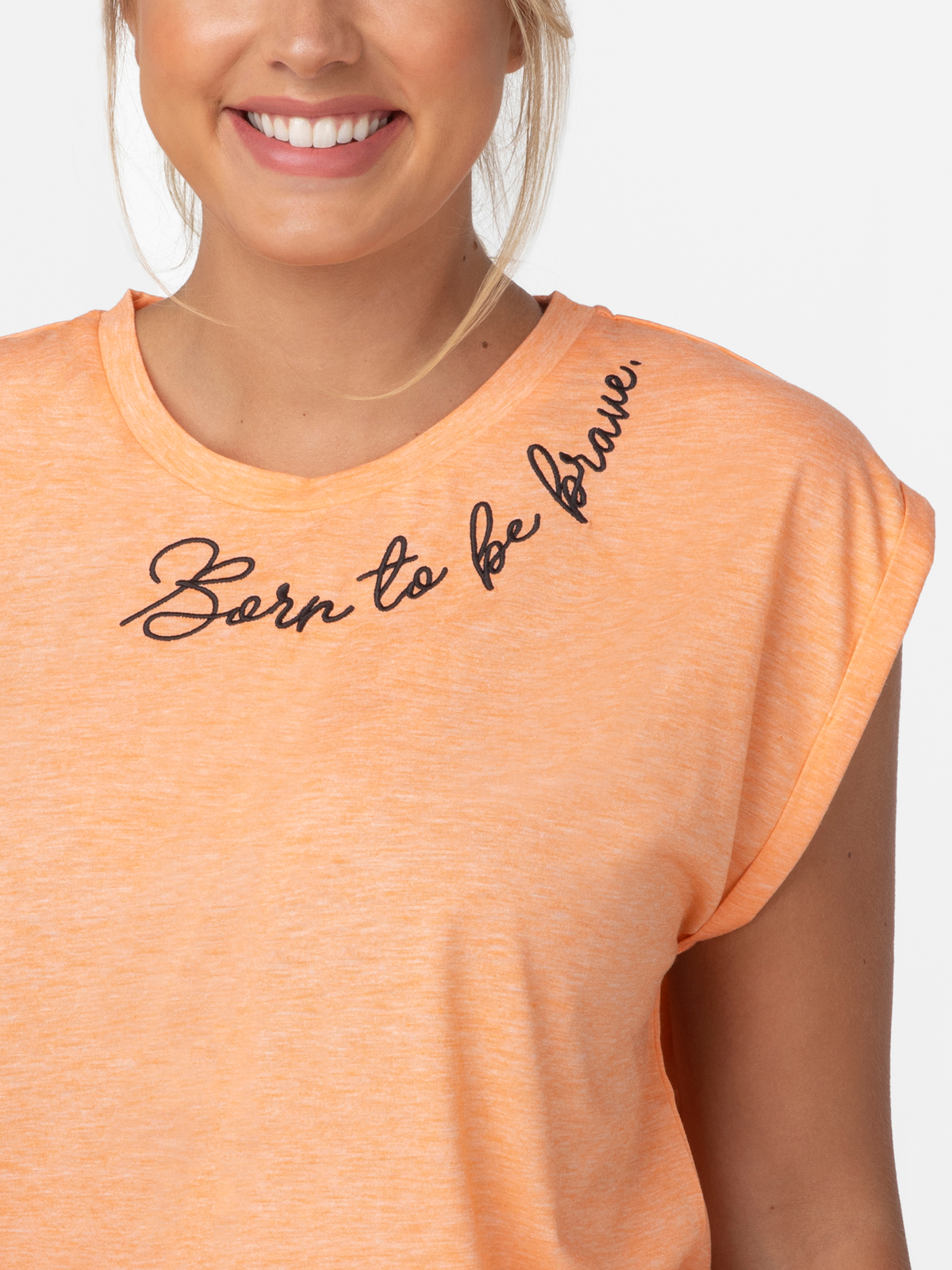 MONAT Born to Be Brave Muscle Tank Top