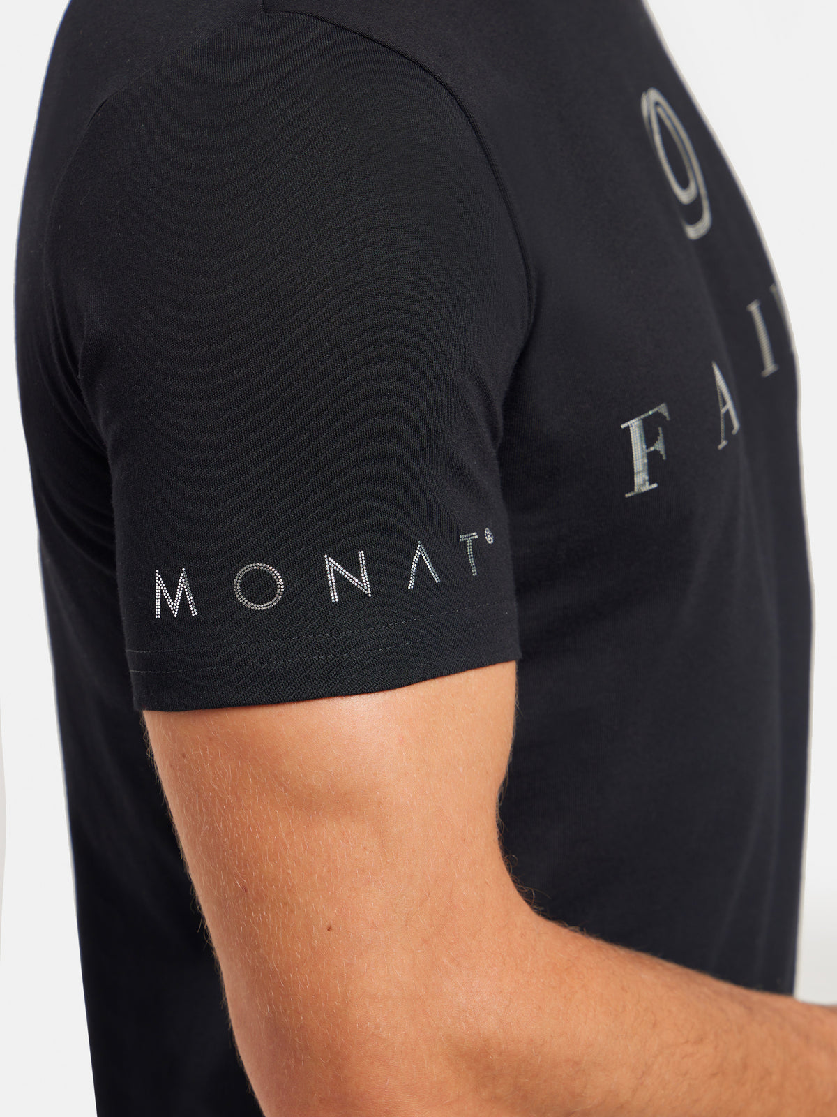 MONAT Mens Family Tee Shirt - Black