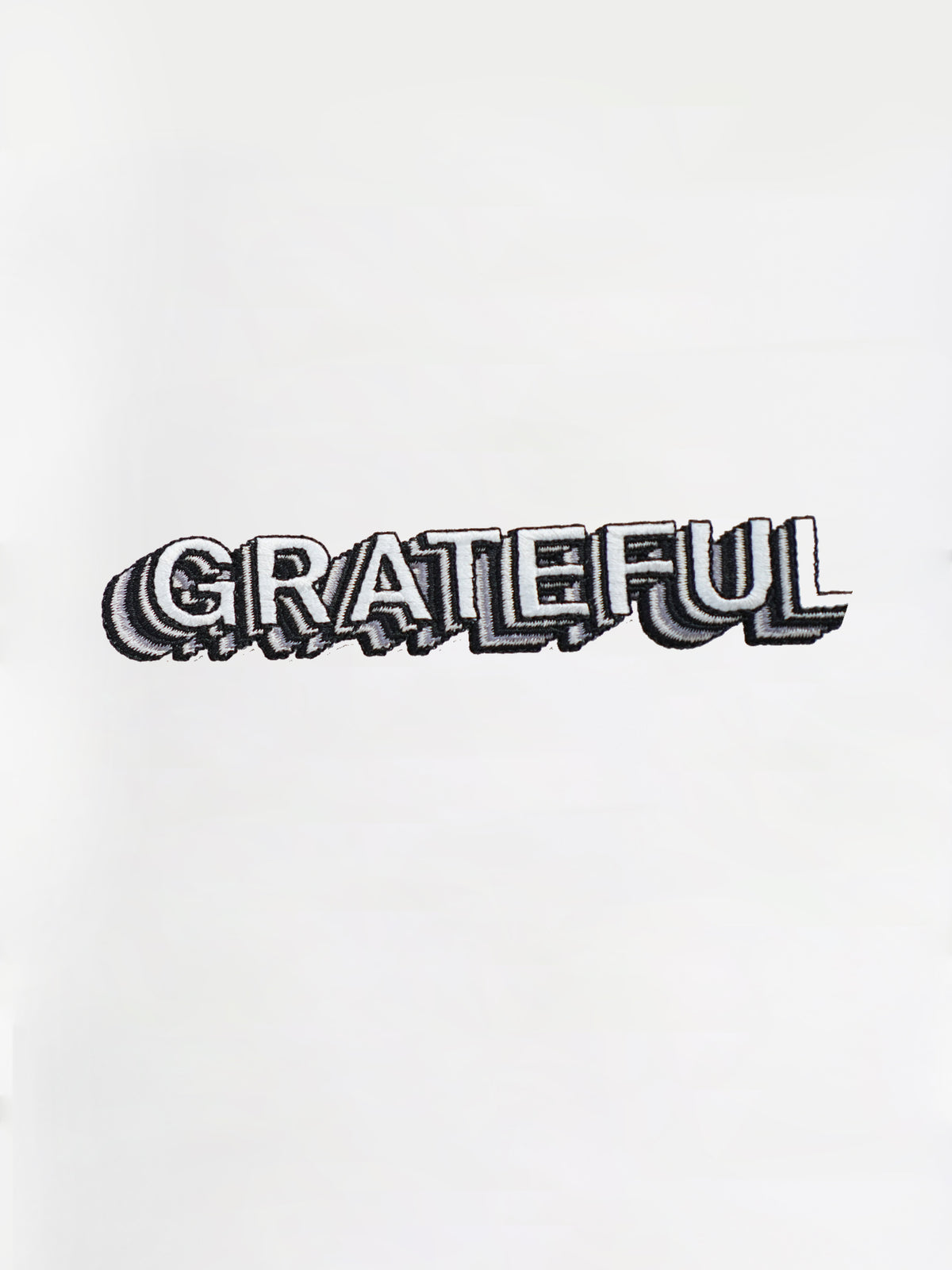 Grateful Patch- Gray
