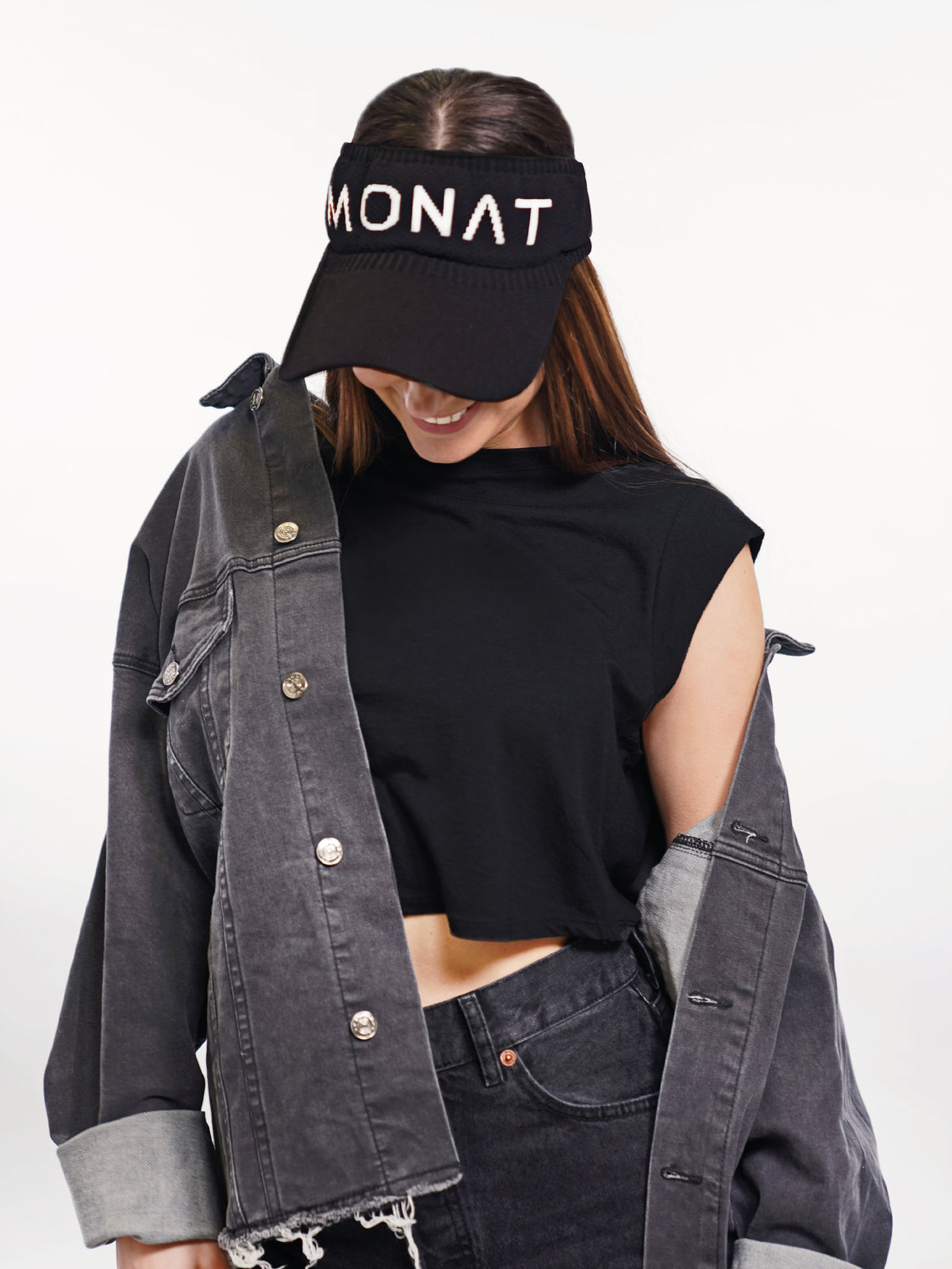 MONAT Knit Visor- black